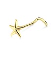 Ocean Curved Nose Stud NSKB-876